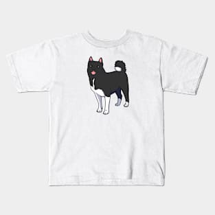 Grey Akita Kids T-Shirt